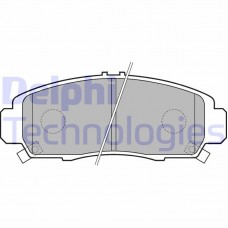 LP1704 DELPHI Комплект гальмівних колодок дисковий гальм