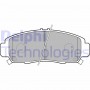 LP1704 DELPHI Комплект гальмівних колодок дисковий гальм