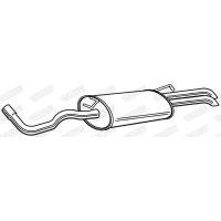 23232 WALKER Глушник вихлопних газів кінцевий