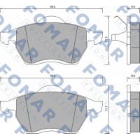 FO 647981 FOMAR Friction КомплеК т гальмівних колодок, дискове гальмо