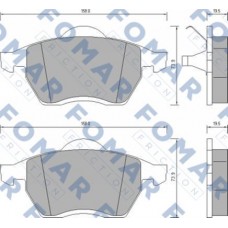 FO 647981 FOMAR Friction КомплеК т гальмівних колодок, дискове гальмо FO 647981 FOMAR Friction КомплеК т гальмівних колодок, дискове гальмо