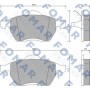 FO 647981 FOMAR Friction КомплеК т гальмівних колодок, дискове гальмо