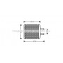 DWA6088 AVA QUALITY COOLING Теплообмінник обігрів салону