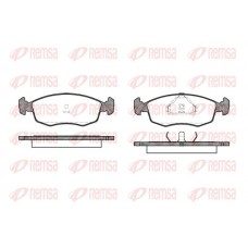 0172.00 REMSA КомплеК т гальмівних колодок, дискове гальмо