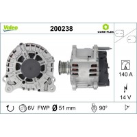 200238 VALEO Генератор