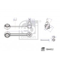 184452 FEBI BILSTEIN Ричаг незалежної підвіски колеса, подвеска колеса