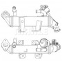 CE 19 000P MAHLE Радіатор рециркуляція ОГ