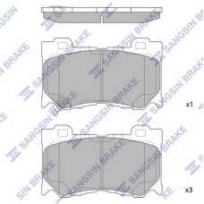SP1471 Hi-Q Комплект гальмівних колодок дисковий гальм