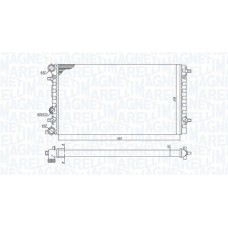 350213105100 MAGNETI MARELLI Радіатор охолодження двигуна 350213105100 MAGNETI MARELLI Радіатор охолодження двигуна