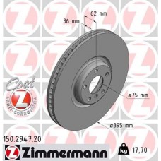 150.2947.20 ZIMMERMANN Гальмівний диск