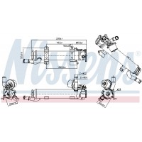 989277 NISSENS Радіатор рециркуляція ОГ