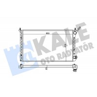 346110 KALE OTO RADYATÖR Радіатор охолодження двигуна