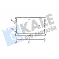 355605 KALE OTO RADYATÖR Радіатор охолодження двигуна
