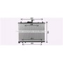 RT2650 AVA QUALITY COOLING Радіатор охолодження двигуна
