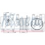 91123 NISSENS масляний радіатор, Автоматична коробка передач