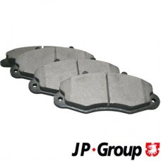 1563600510 JP GROUP Комплект гальмівних колодок дисковий гальм