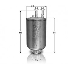 GS1231 TECNECO FILTERS Паливний фільтр
