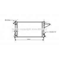 OL2117 AVA QUALITY COOLING Радіатор охолодження двигуна