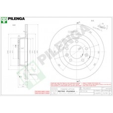 5230 PILENGA Гальмівний диск