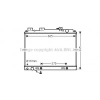 DN2430 AVA QUALITY COOLING Радіатор охолодження двигуна