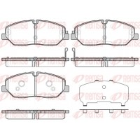 1226.32 REMSA КомплеК т гальмівних колодок, дискове гальмо