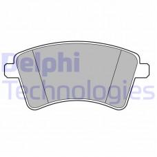 LP3715 DELPHI КомплеК т гальмівних колодок, дискове гальмо