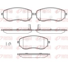 1801.02 REMSA КомплеК т гальмівних колодок, дискове гальмо