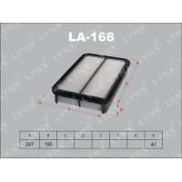 LA-168 LYNXauto Повітряний фільтр