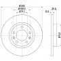 8DD 355 120-491 HELLA PAGID Гальмівний диск