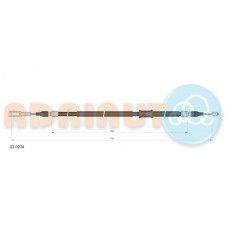 030234 ADRIAUTO VAG Трос ручн гальма лев. /прав. (диск) 80/90 90-