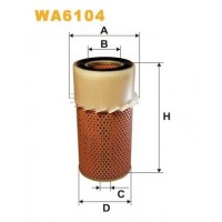 WA6104 WIX FILTERS Повітряний фільтр