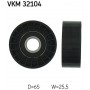 VKM 32104 SKF Паразитный / ведущий ролик, Поліклиновий ремінь