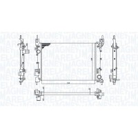 350213200400 MAGNETI MARELLI Радіатор охолодження двигуна
