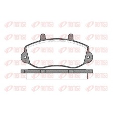0677.00 REMSA Комплект гальмівних колодок дисковий гальм