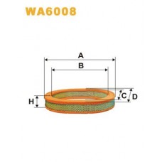 WA6008 WIX FILTERS Повітряний фільтр