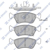 SP1597 Hi-Q Комплект гальмівних колодок дисковий гальм