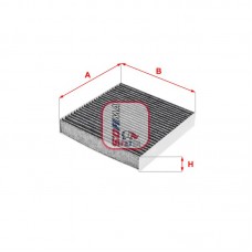 S 4248 CA SOFIMA Фільтр повітря у внутрішньому просторі