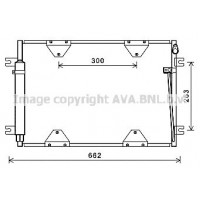 SZ5139D AVA QUALITY COOLING Конденсатор кондиціонера
