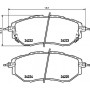 8DB 355 012-031 HELLA PAGID Комплект гальмівних колодок дисковий гальм