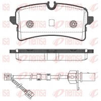 1505.02 REMSA Комплект гальмівних колодок дисковий гальм