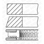 08-429900-00 GOETZE ENGINE Комплект поршневих кілець