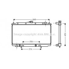 DN2196 AVA QUALITY COOLING Радіатор охолодження двигуна