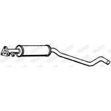 70349 WALKER Середній глушник вихлопних газів