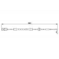 1 987 474 972 BOSCH Сигналізатор зносу гальмівних колодок