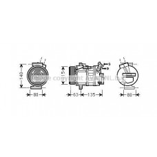 RTAK485 AVA QUALITY COOLING Компресор кондиціонера