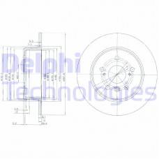 BG3183 DELPHI Гальмівний диск