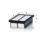 C 25 050 MANN-FILTER Повітряний фільтр