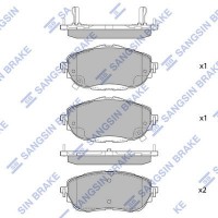 SP1700 Hi-Q Комплект гальмівних колодок дисковий гальм