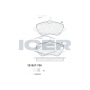 181657-700 ICER Комплект гальмівних колодок дисковий гальм
