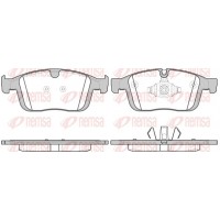 1689.00 REMSA Комплект гальмівних колодок дисковий гальм